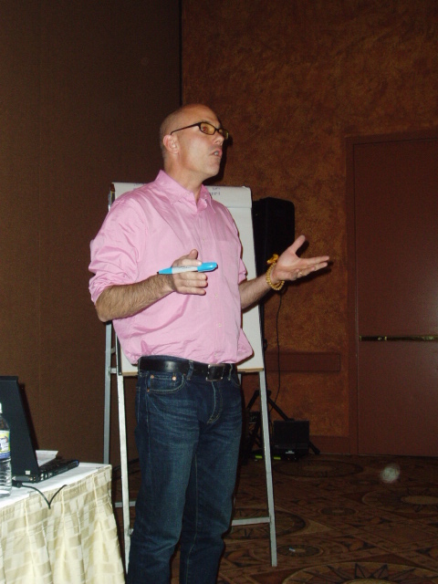 Michael Kink, legislative counsel for Housing Works in Albany, New York, and Washington D.C.